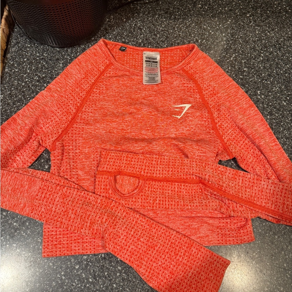 Gymshark Coral Long Sleeve Top